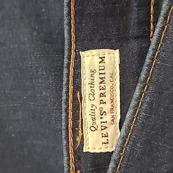 Levi's Mile High Super Skinny dark wash jeans 27 - Picture 7 of 9